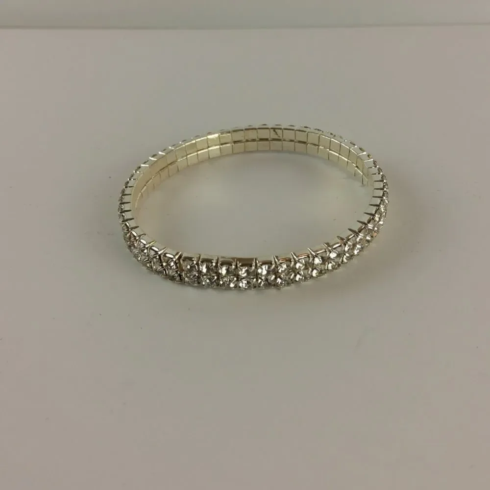 (3/$20) elastic beaded love and tennis bracelets